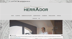 Desktop Screenshot of bufeteherrador.com